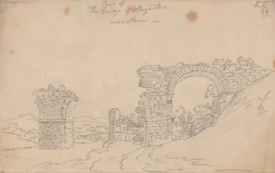 Die Brücke des Augustus bei Narni